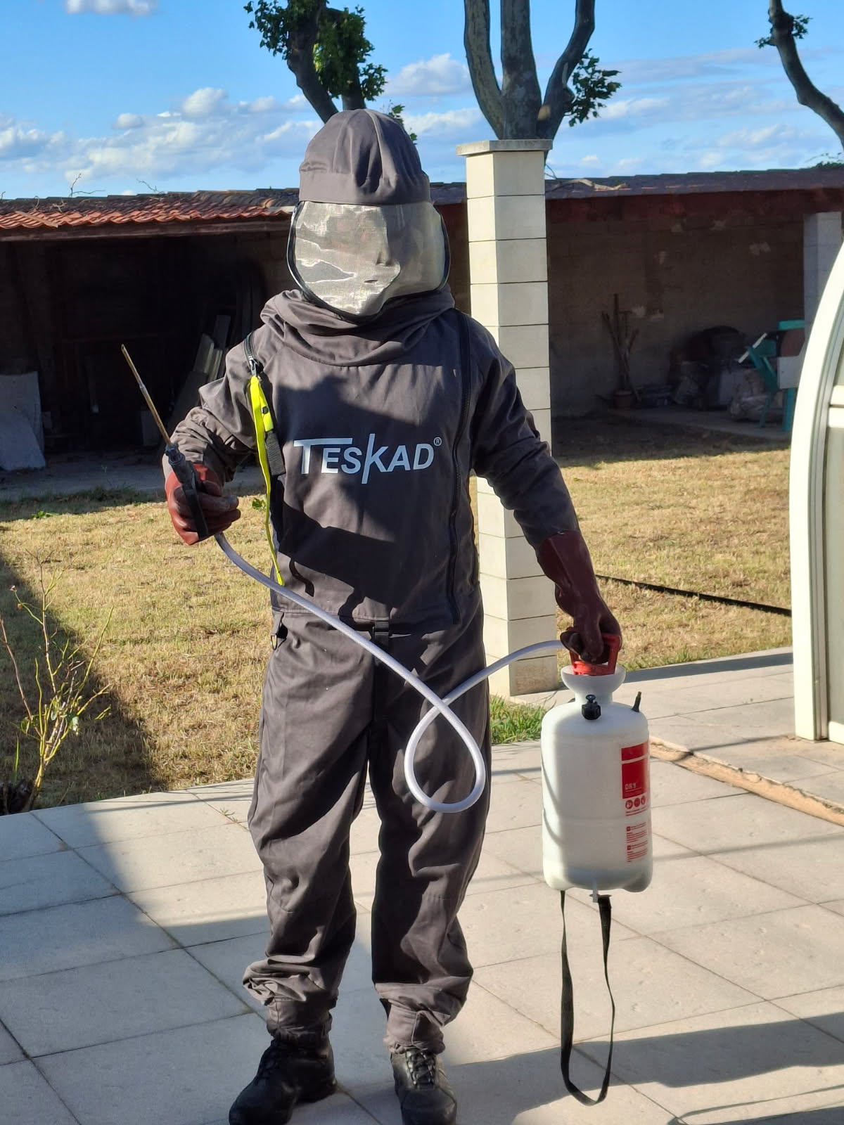 Destruction nid guepes nimes 30000